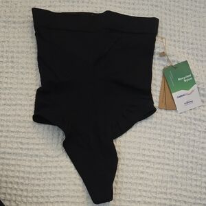 *New*Shapellx Black High-Waisted Thong Shapewear